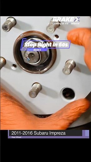 Quick Rear Brake Repair Tutorial - Subaru Impreza 2011–2016 Step by Step #subaru #Impreza #brake