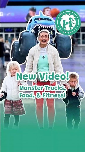 Monster Truck Tricks for Kids 🛻🔥 | Fun Stunts, Healthy Snacks & Fitness Tips! 💪🥦 | Learn & Play!