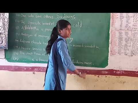 *Preparation* of "Fill In The blank"class eight M.S.Dugani..for annual examination 