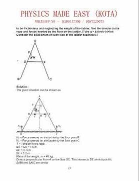 System of particles & rotational motion exercise; centre of mass; moment of inertia of solid sphere;