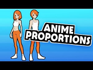How to draw Anime Body Proportions (Beginner tutorial)