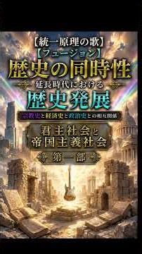【統一原理の歌】【フュージョン】歴史の同時性 延長時代における歴史発展 君主社会と帝国主義社会 第一部（ショート）