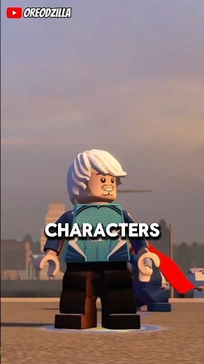 Quicksilver interacts with all the characters in LEGO Marvel's Avengers #videogames #legogames #lego