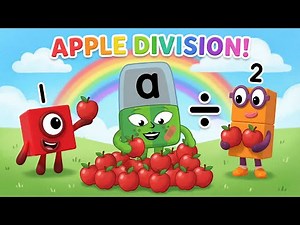 Alphablocks & Numberblocks: Apple Division Fun! 🍎🔢 | Learn Division for Kids!