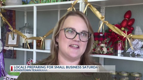 Texarkana Gets Ready For Small Business Saturday