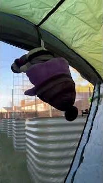 LondTren camping 4/6 person pop up tent showcase & review #popuptent ￼