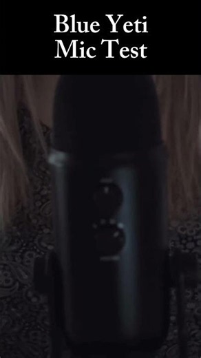 🎙️ ASMR Blue Yeti Mic Test | Whispering, Tapping & Close-Up Sounds ✨