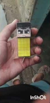 Realización de la figura de acción de Bruce Lee versión Minecraft papercraft Articulado #tutorial
