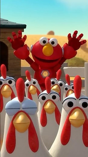 Let's Feed the Chickens with Mecha Builders! #sesamestreet