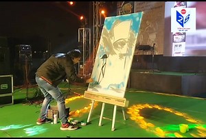 18K views · 472 reactions | আজ ডুয়ার্সের মূল মঞ্চে অনুষ্ঠিত হলো ... অভিনব চিত্রাঙ্কন।। শিল্পী... বিকাশ বসাক | DATM 24 | Facebook