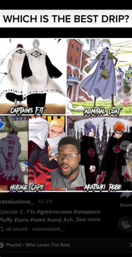 Anime Drip Showdown: Captain, Admiral, Hokage, or Akatsuki?