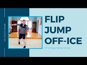 Off Ice Flip Jump! Learn Figure Skating Jumps on the Floor!