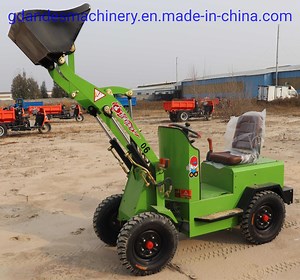 [Hot Item] Electric Small Mini Wheel Loaders Electric Loader Four-Wheel in Norway