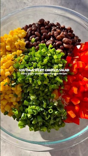 Southwestern chicken salad #healthyrecipes