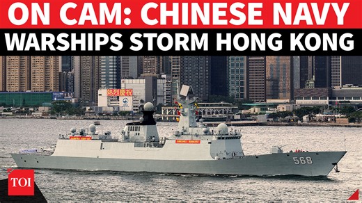 China flexes muscle: Rare PLA warship deployment to Hong Kong sparks fresh Taiwan fears