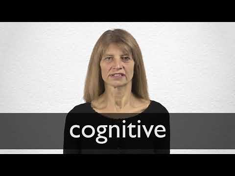 How to pronounce COGNITIVE in British English