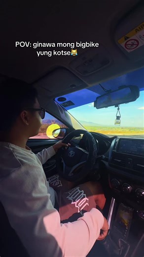 pov: ginawa mong bigbike ang kotse😹