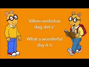 Arthur - Theme Song {Swedish + Translation}