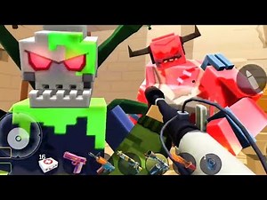 Pixel Combat: Zombie Strike - Captain New Weapon Skin Full Unlocked With 2 Bosses Gameplay Part 26