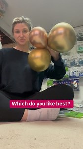 Tuftex has come out with a gold chrome balloon and I wanted to see how it looked compared to the kalisan and Decomex! . what do you all think? . #tuftex #balloons #balloondecor #balloontips #chromegold | Pop Pop Balloon
