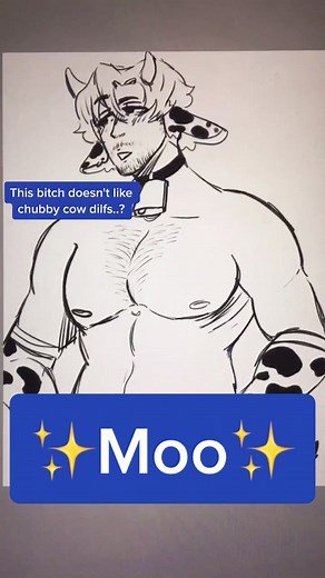 Dilf Moo moo💖#art #artist #draw #drawing #animatic #cow #moo #myoc #myocart #chubbymen #cute #newoc #dadoc #cowoc #fyp #fy