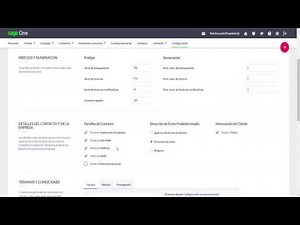 Sage Business Cloud Contabilidad y Facturación Spain - Cómo configurar tus facturas