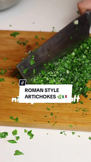 Roman Style Artichokes Recipe | Authentic Italian Vegan Dish