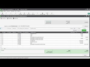 #N°47 RETRAIT BANQUE POUR LA CAISSE SUR SAGE SAARI i7