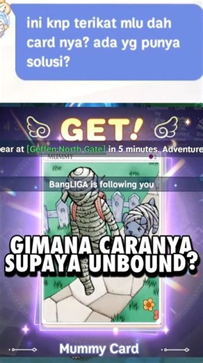 The Solution for Permanently Bound Cards #RagnarokTheNewWorld #ROW #ROWOBT #MYROWGuild #ROWGUILD ...