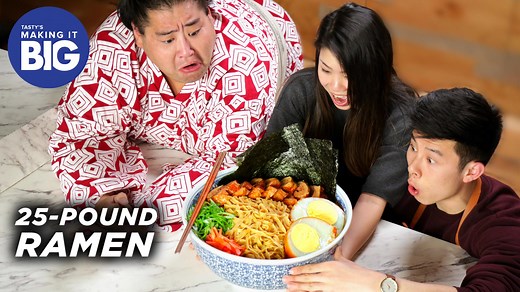 “It’s going to be 20 times the size of a normal bowl of ramen.” | Tasty