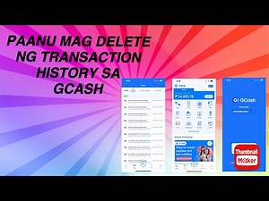 HOW TO DELETE TRANSACTION HISTORY SA GCASH