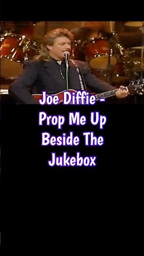 Joe Diffie - Prop Me Up Beside The Jukebox (Lyrics) #countrymusic ##90smusic #song #lyrics #foryou
