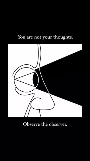 meditationbynature on Instagram: "How to observe the observer ⬇️: animation by @eptavideos Credit respected owner no copyright . "Observing the observer" is a philosophical and psychological concept that refers to the idea of becoming aware of the person or consciousness that is doing the observing. It's often explored in contexts like self-awareness, mindfulness, or even in scientific disciplines like quantum mechanics (where the act of observation can affect the observed system). Here are a fe