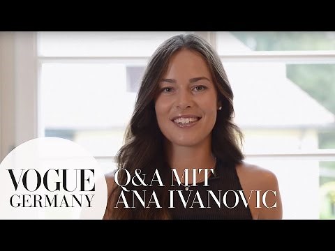 Q&A with Ana Ivanović about travel essentials, favorite snacks & more | VOGUE Interview Ana Ivanovic