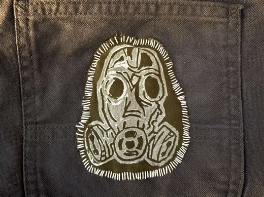 Adding a Punk Patch to New Pants
