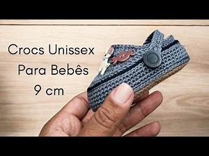 Easy and Quick to Make! Unisex Crochet Crocs for Babies 😍