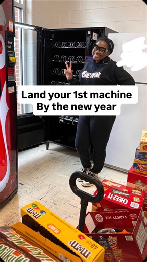 Drop the word VEND if you wanna learn how to land your first vending machine location by the new year. Landing a vending machine location does not have to take you months,and months, and months. Especially when you have the right strategy to get it done in record time. My name is Charmaine. I’m your master of vending machine business coach and this Sunday. I’m hosting a free live vending. Biz clarity call. It’s happening at 7:30 PM Eastern standard time and I want to see you there. Let’s go. | C