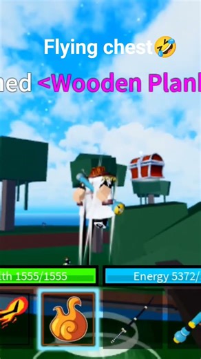 flying chest in blox fruit #roblox#baby