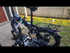 Lectric XP 2.0 and Thule EasyFold XT 2 bike rack
