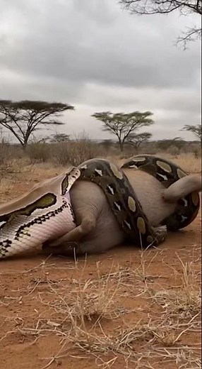Python vs Warthog: Can It Actually Swallow The Whole Thing?! 🐍🐗😱