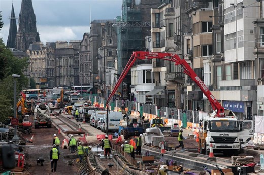 Edinburgh trams: Looking back at the tram works project that transformed Edinburgh