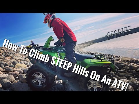How To Climb STEEP Hills On An ATV Tricks And Tips