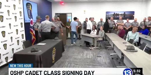 Signing day for OSHP cadet class