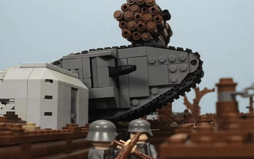 史诗级乐高还原战争场面