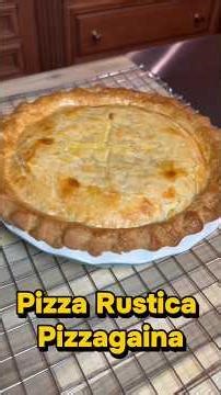 Pizza Rustica aka. Pizzagiana #recipe #easyrecipe #quickrecipe #easterrecipes