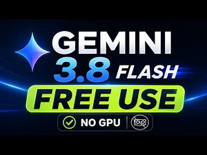 Gemini 3.8 Flash Free Use, No GPU