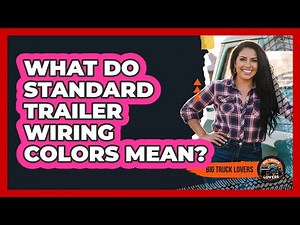 What Do Standard Trailer Wiring Colors Mean?