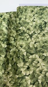 Metallic Ginko Cotton Fabric: Kyoto Garden by Chong-a Hwang - Etsy