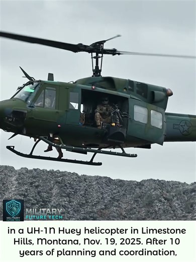 Amazing UH-1N Huey Helicopter