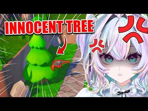 Local Crazy VTuber Screaming And Taunting Random Trees In Trees Hate You